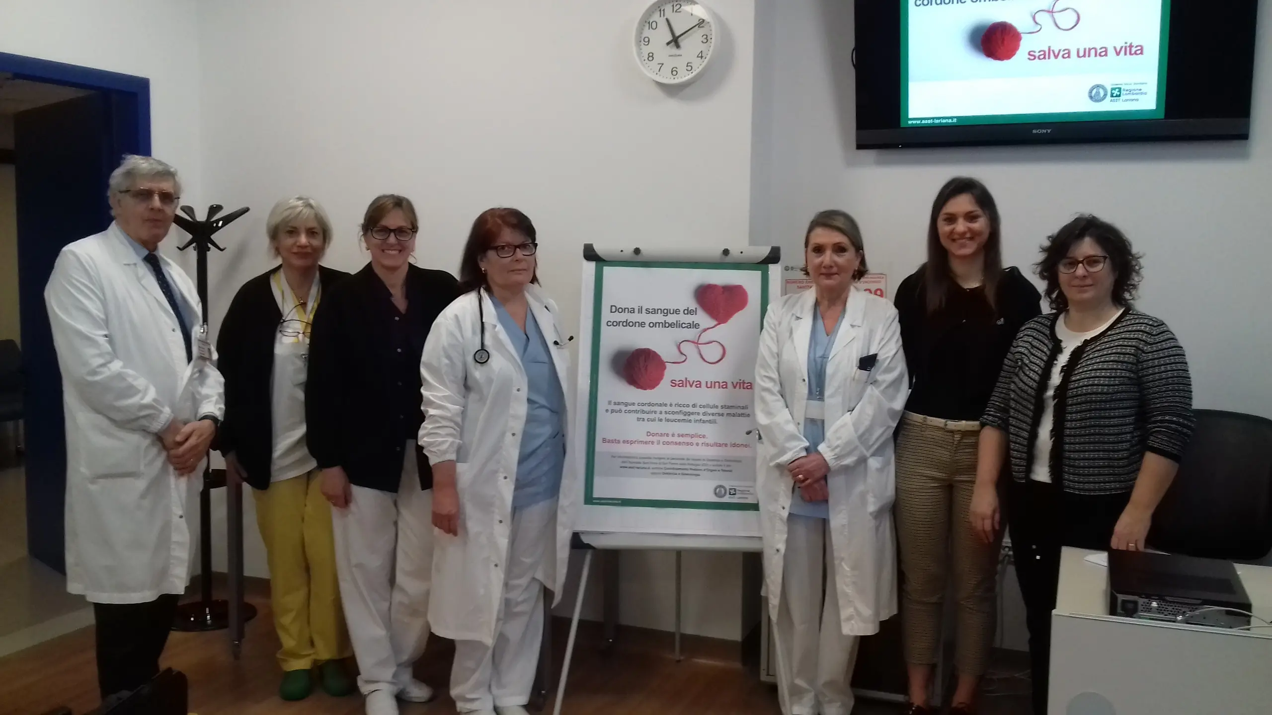 San Fermo, l'ospedale Sant'Anna invita alla donazione del cordone