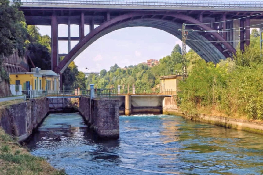 Il canale della Martesana a Vaprio d'Adda