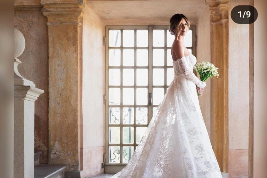 L'abito da sposa di Francesca Ferragni