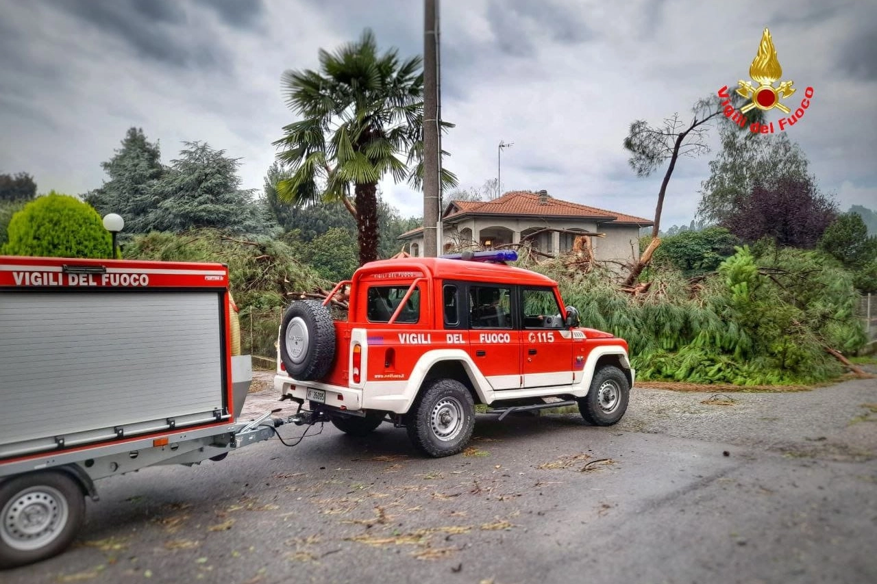 Vigili del fuoco al lavoro