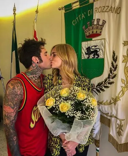 Chiara Ferragni e Fedez "oggi sposi" a Rozzano