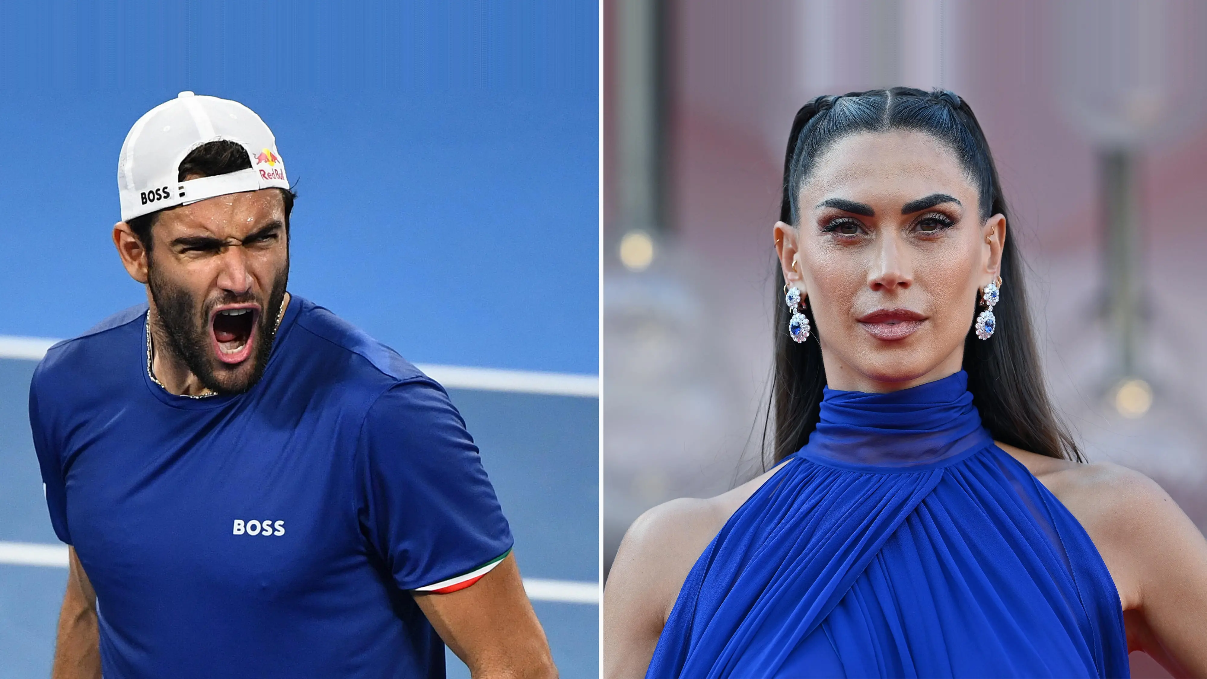 Melissa Satta e Matteo Berrettini: il bacio e la prima notte della nuova coppia