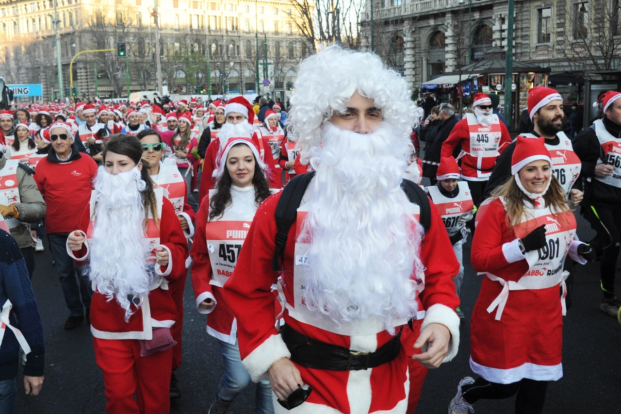 Babbo Running, in una foto di repertorio 