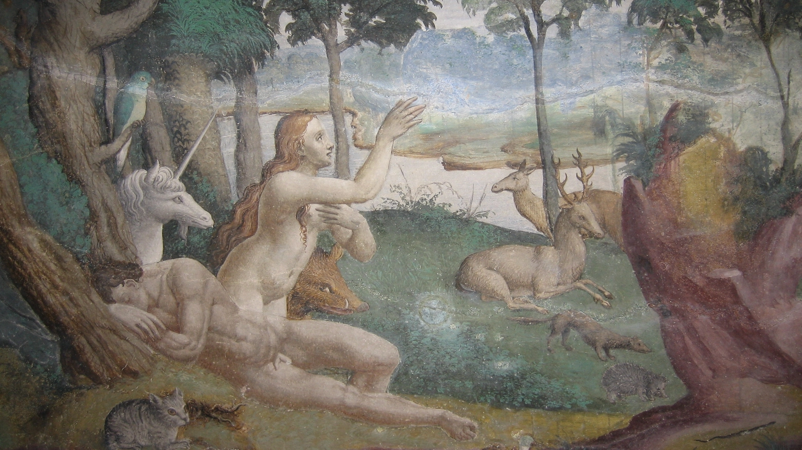 La creazione di Eva, Sala della Creazione, Palazzo Besta, Sondrio