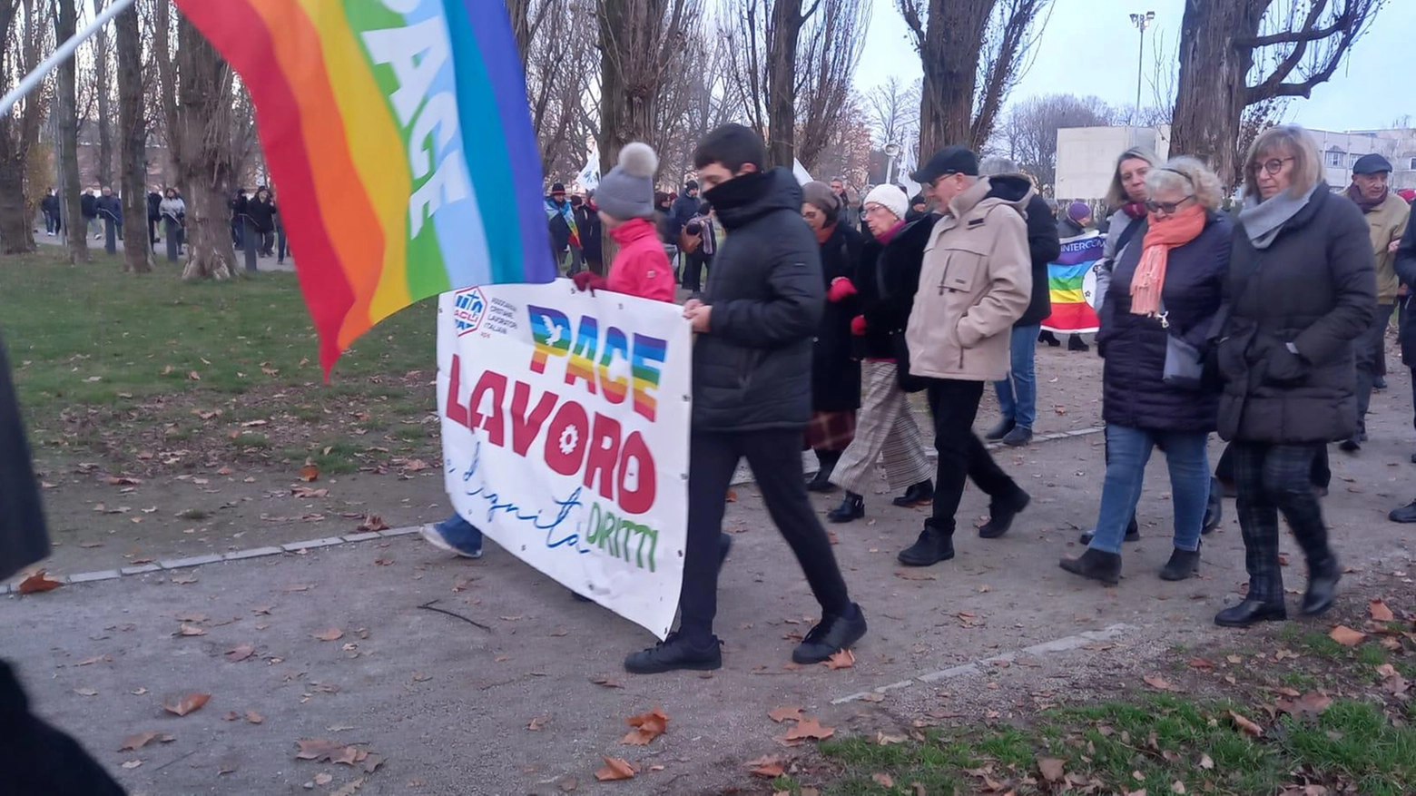 In duecento a Corbetta per la Marcia della pace. Ma i politici locali la snobbano