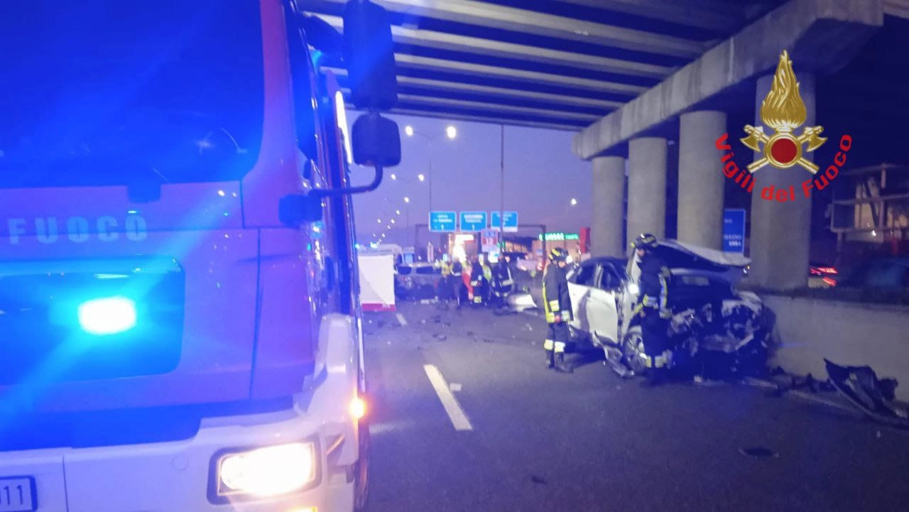 L'incidente è avvenuto sotto il ponte della Comasina della Statale 36