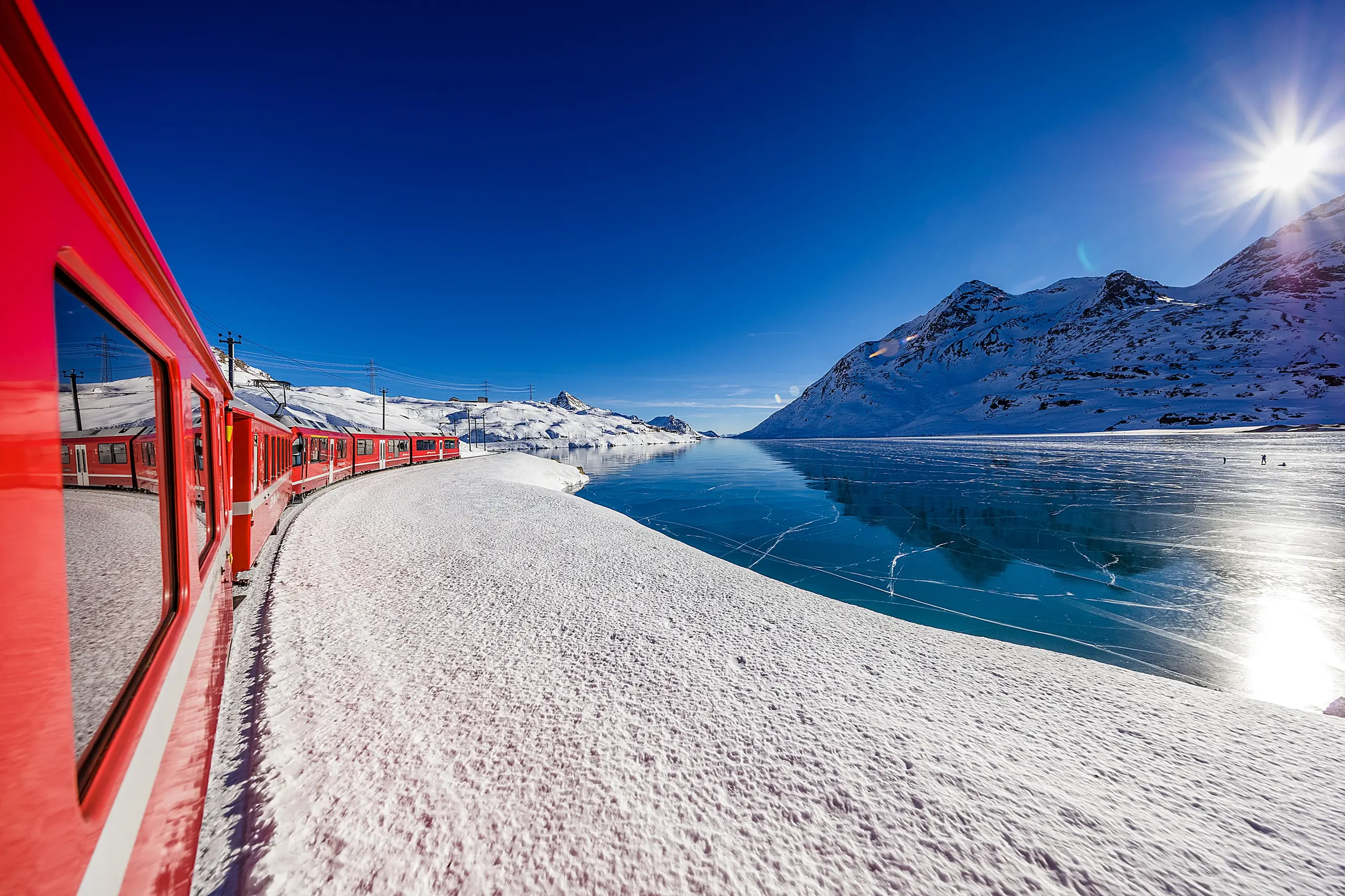 Pattinare sul lago ghiacciato: sul lago Bianco è possibile