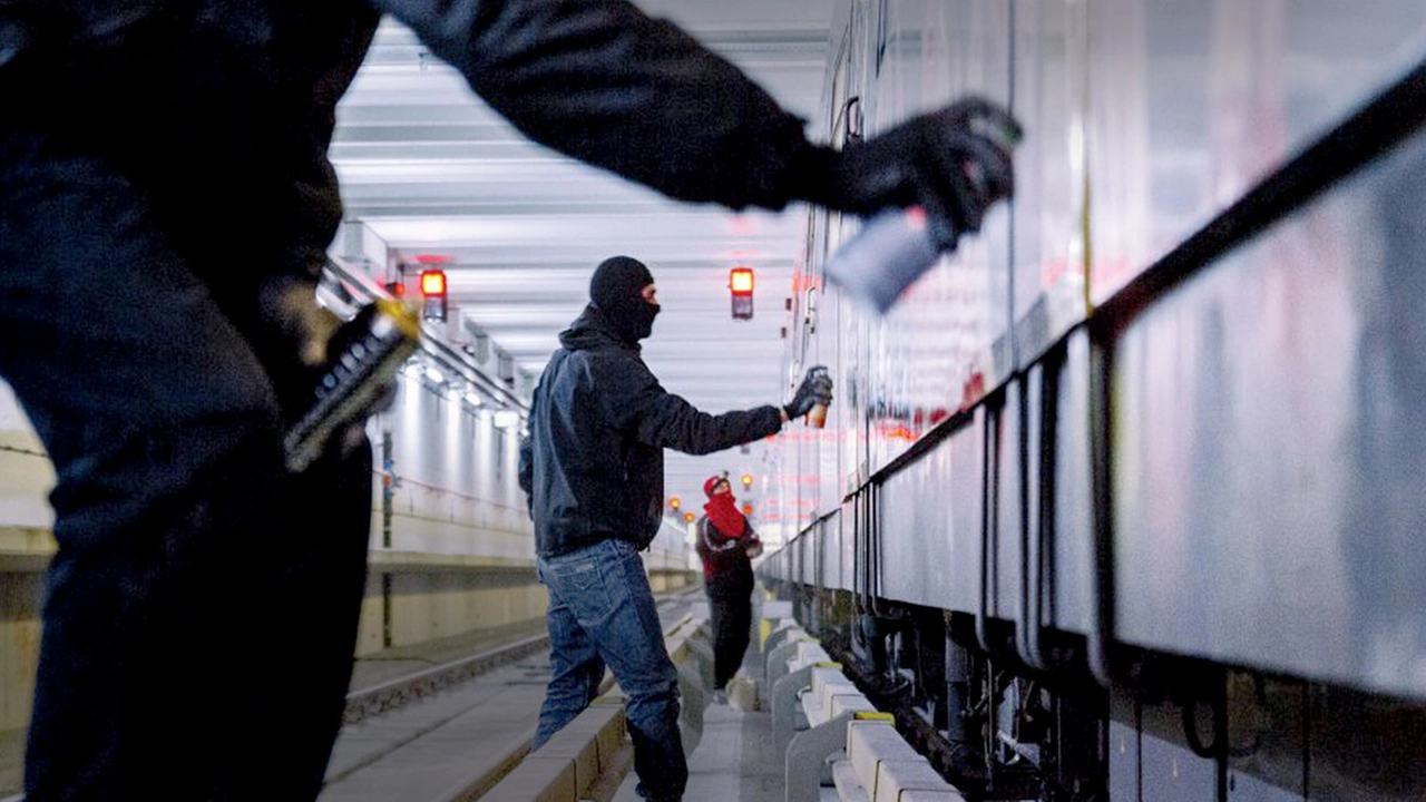 Writer all’assalto della metropolitana