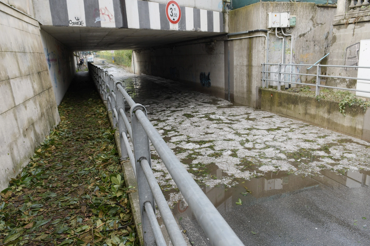 Il sottopassaggio di via Roma a Melzo