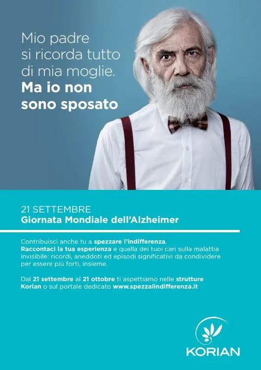 Giornata Mondiale dell’Alzheimer, al via in Lombardia la campagna 'Spezza l'indifferenza'