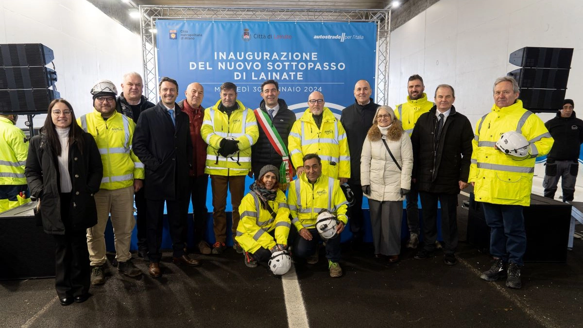 Lainate, inaugurato il sottopasso di corso Europa