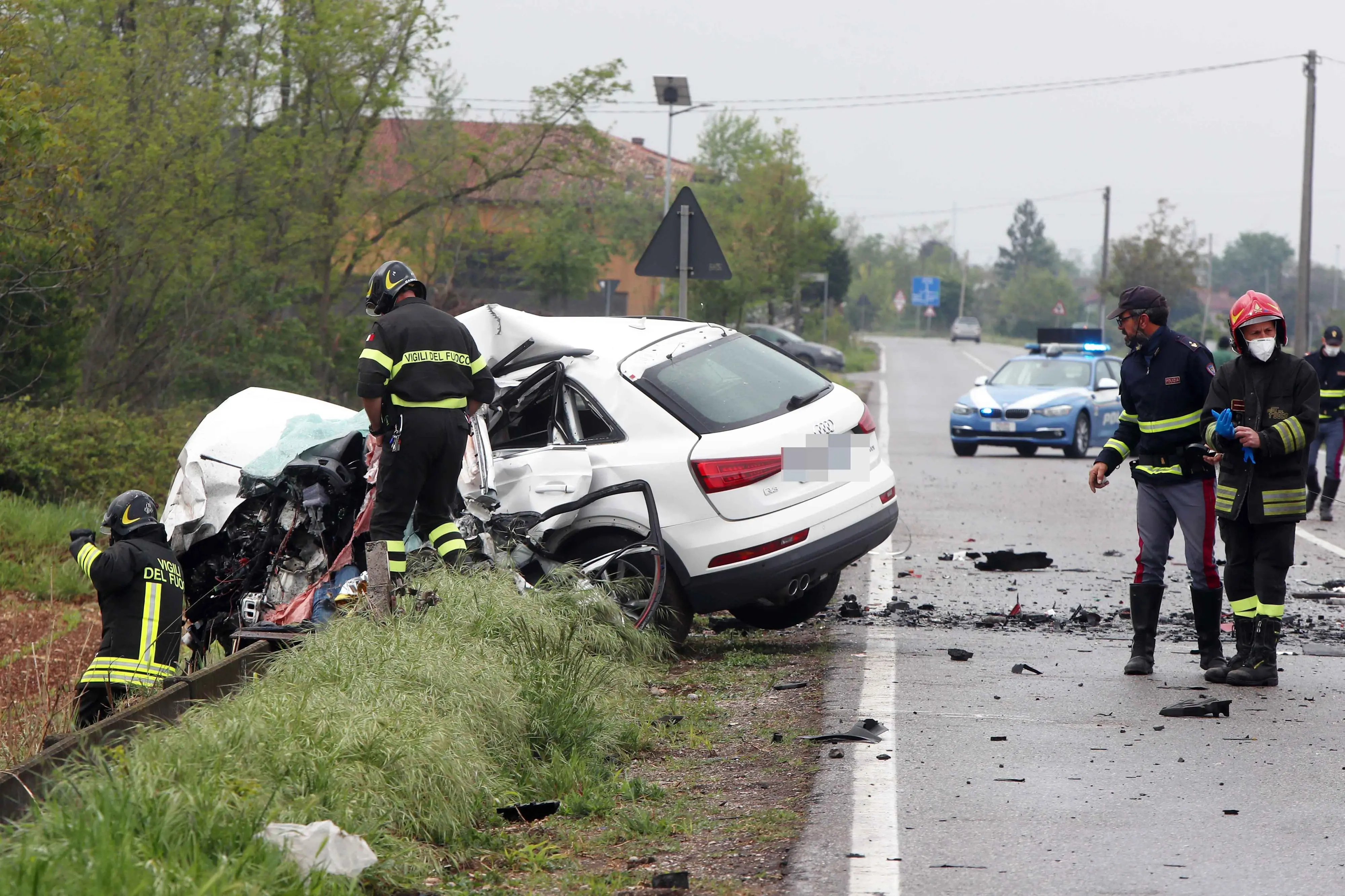 Incidente a Montichiari: scontro Audi-camion. Muore il conducente della vettura