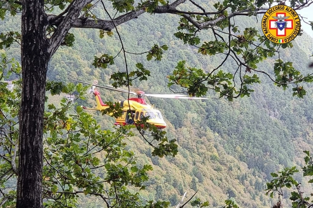 Le operazioni di recupero sono state affidate al Soccorso alpino