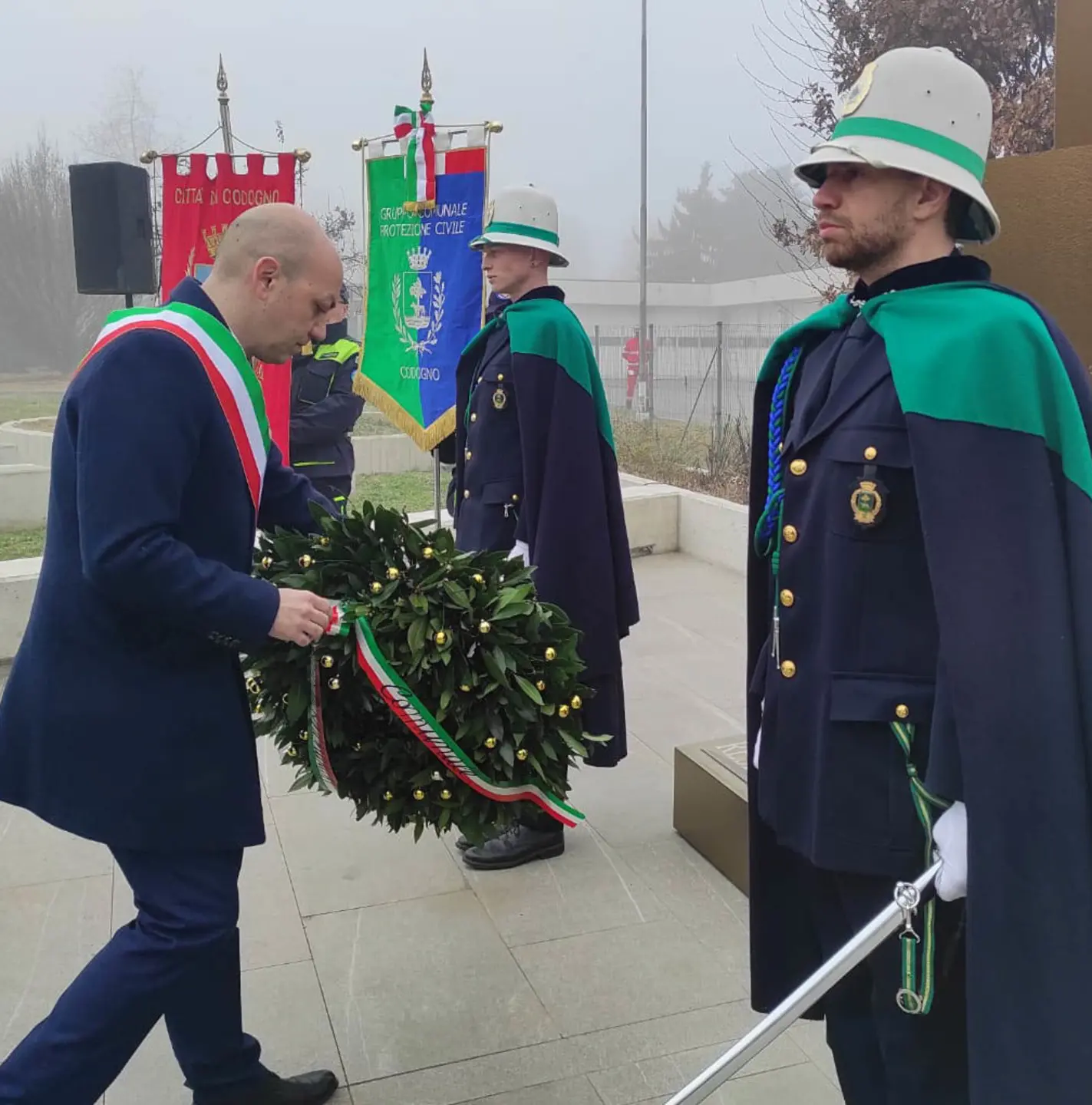 Codogno ricorda le vittime del Covid: "Questa cicatrice resterà indelebile"