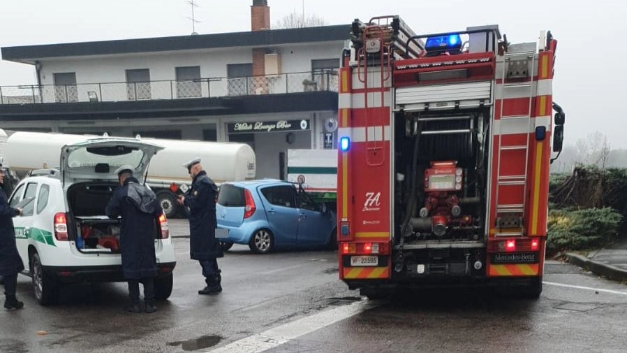 Il grave incidente in corso Europa a Solaro