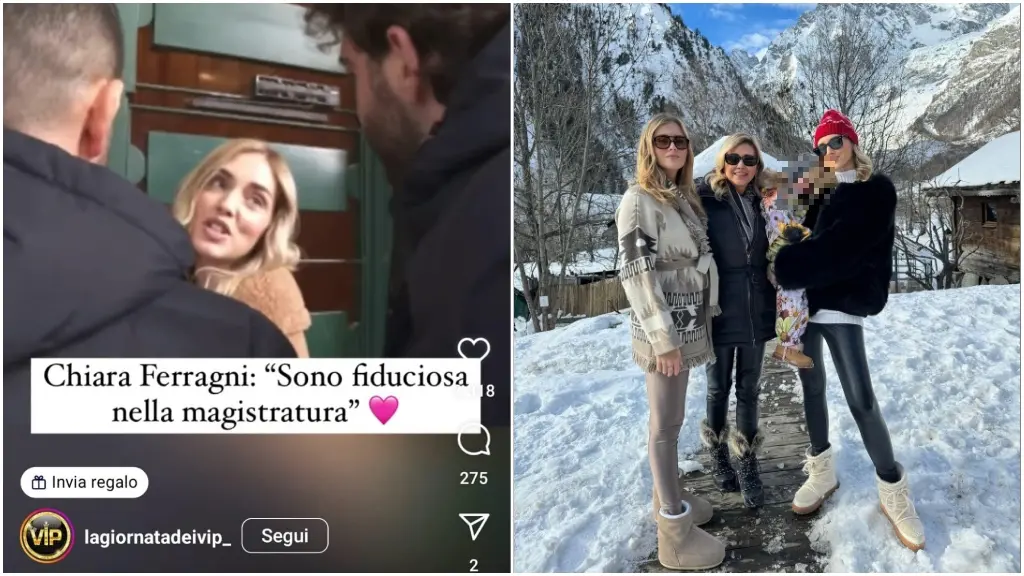 Chiara Ferragni e lo scandalo Balocco: “Sono a disposizione delle autorità  per chiarire”. Poi va in montagna