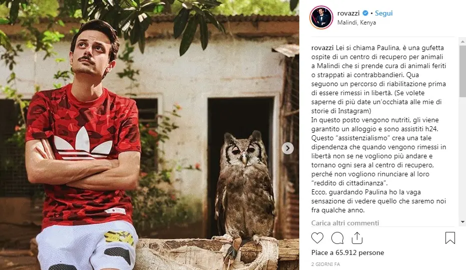 Fabio Rovazzi in Kenya con la fidanzata: ecco come si prepara a Sanremo 2019 / FOTO