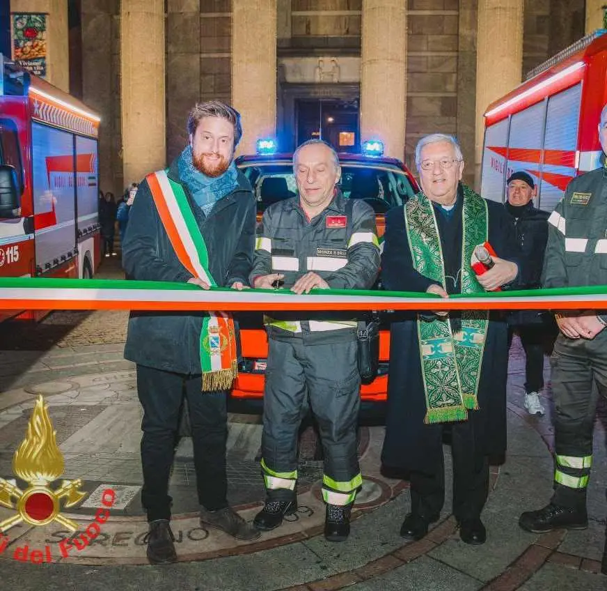 I pompieri festeggiano il patrono