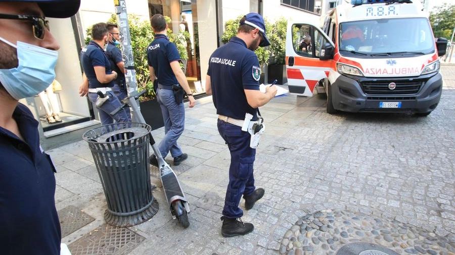 Incidente in monopattino(Foto di archivio)