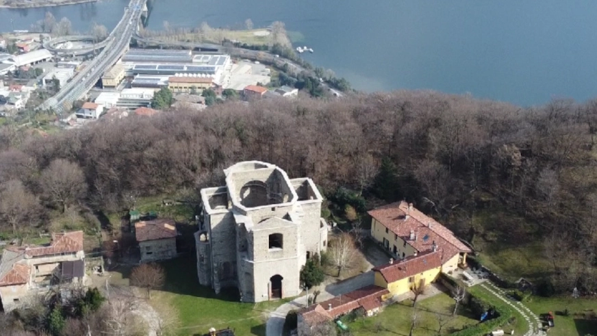 Galbiate, il santuario di San Michele: la chiesa senza tetto alle porte di Lecco