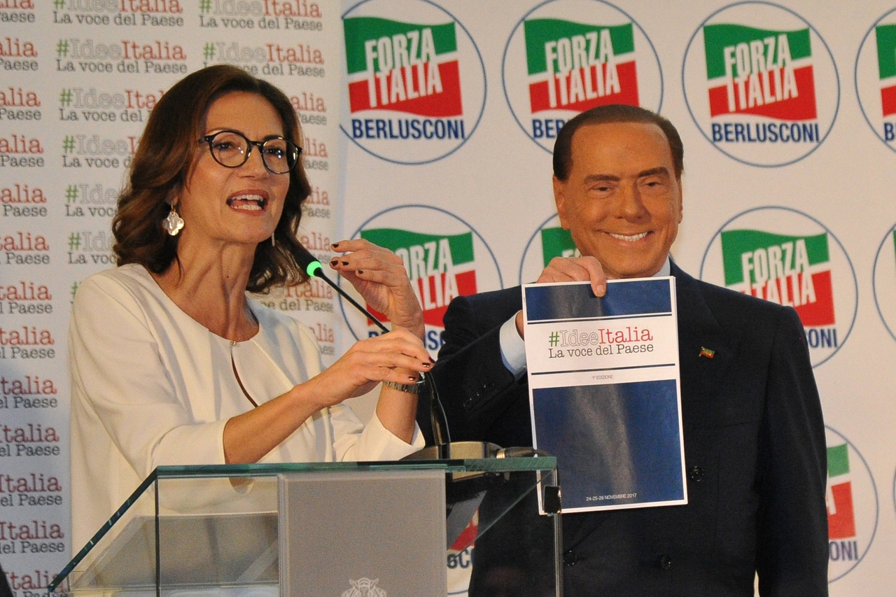 Mariastella Gelmini e Silvio Berlusconi