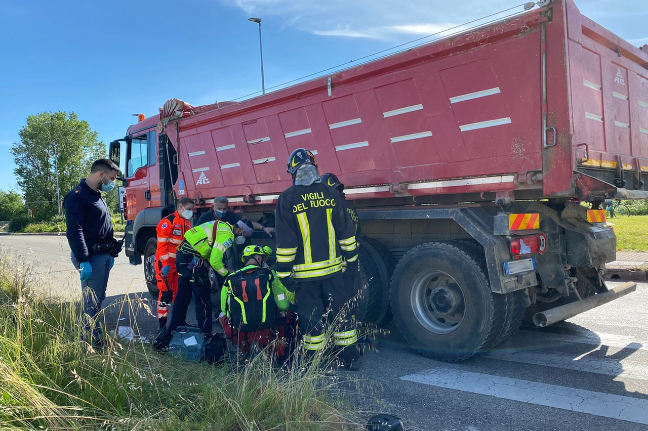 I soccorsi dopo l'incidente