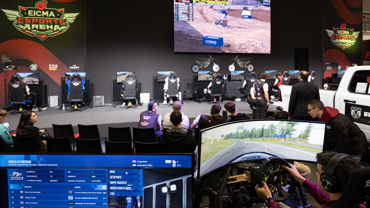 La Esports Arena di Eicma 2023 (Courtesy EICMA)