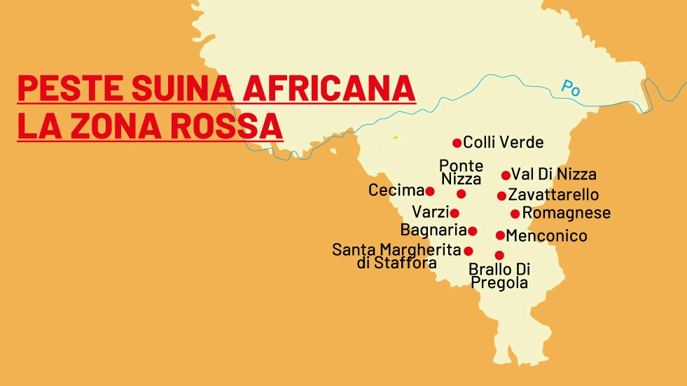 Zona rossa in Oltrepò: i comuni coinvolti