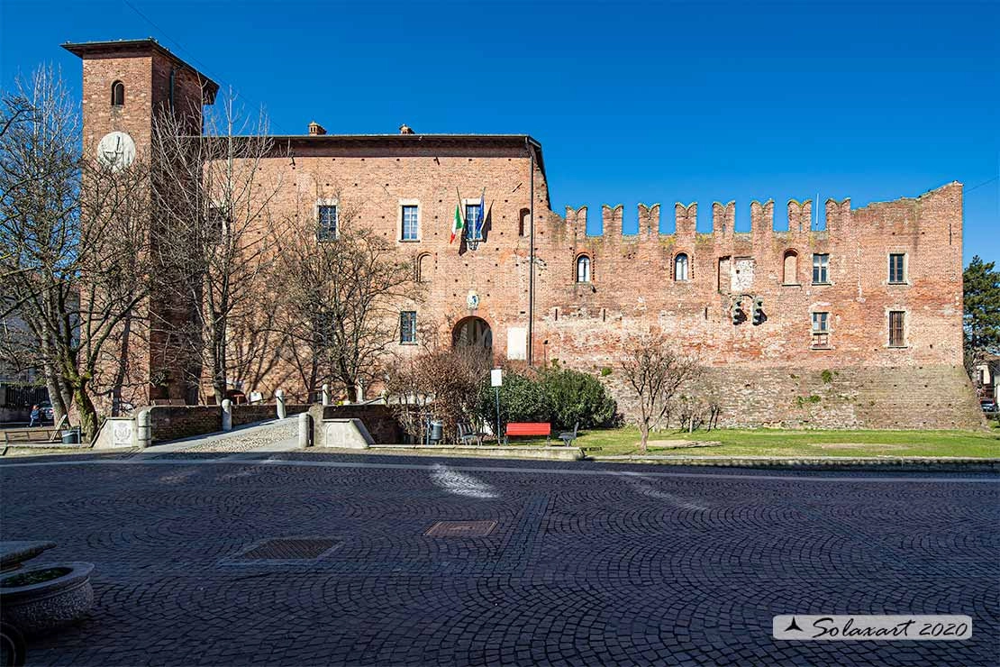 Il castello di Binasco, feudo della famiglia Visconti