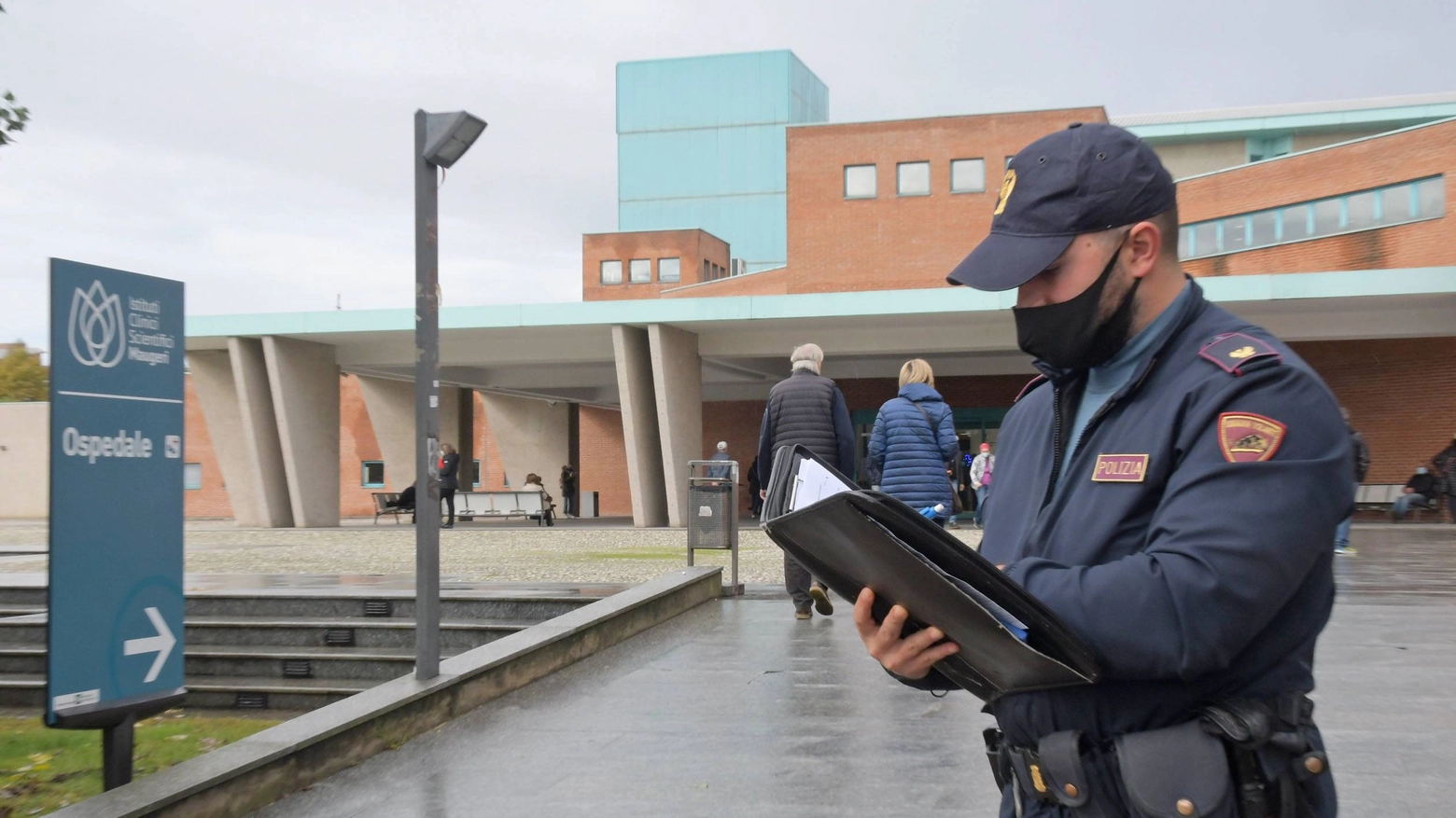 Polizia alla Maugeri