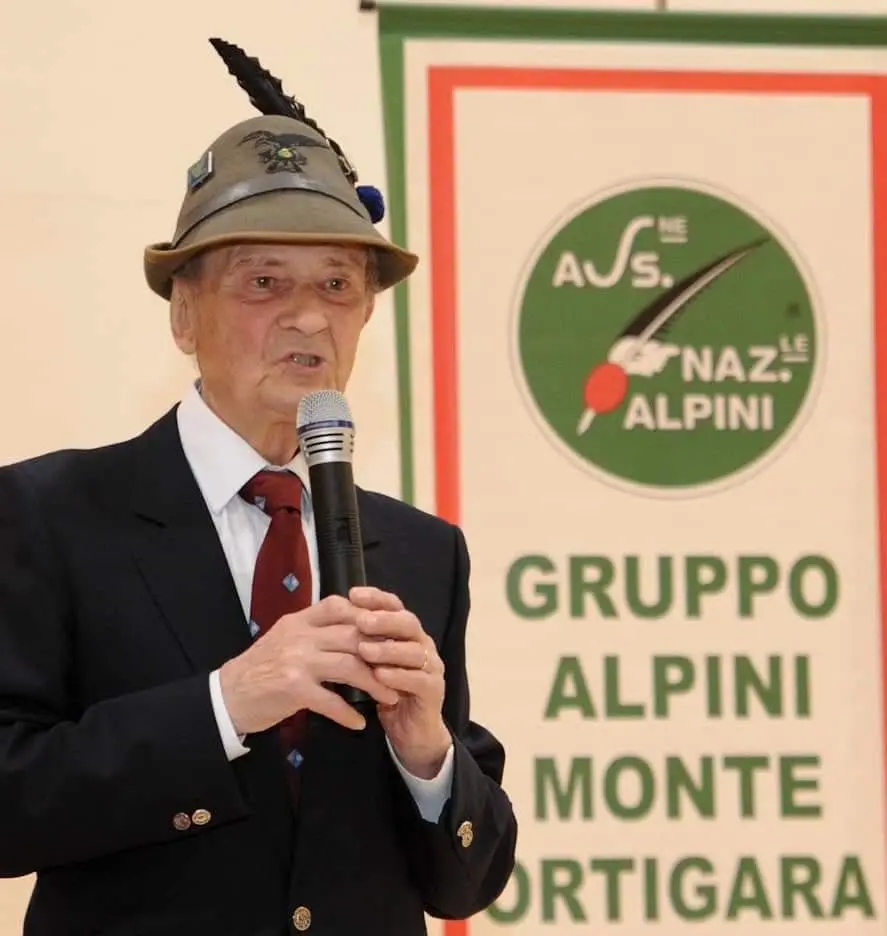 Ultimo addio a Gigi Ponti anima del gruppo Alpini