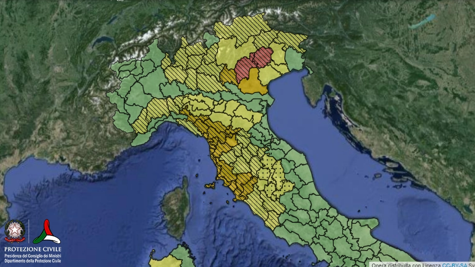 Protezione civile, il bollettino di criticità del 27 febbraio 2024