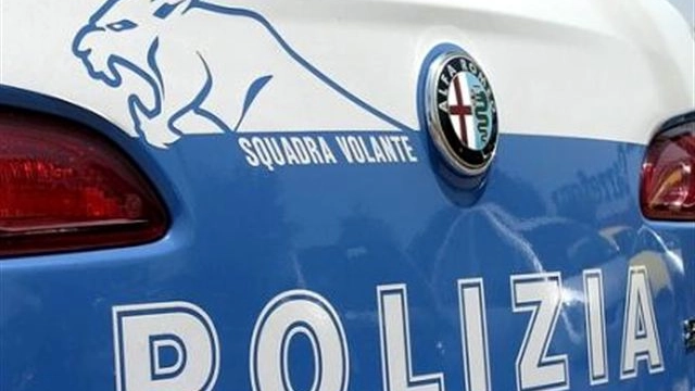 Sul posto la polizia