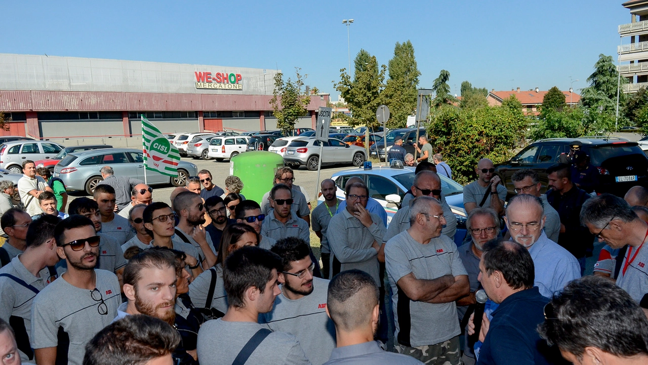 La protesta dei lavoratori