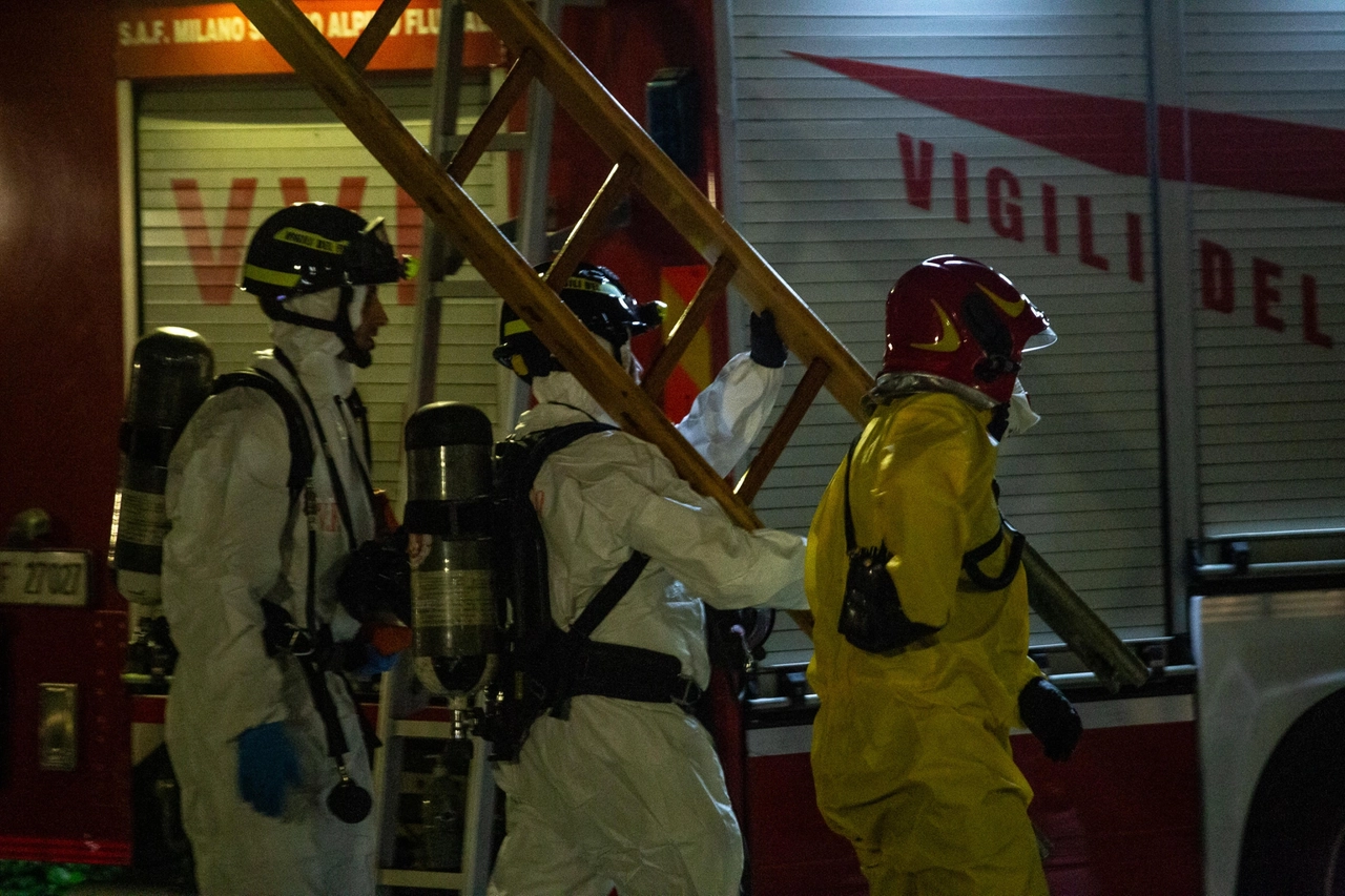 I vigili del fuoco entrati in casa di Marta Di Nardo