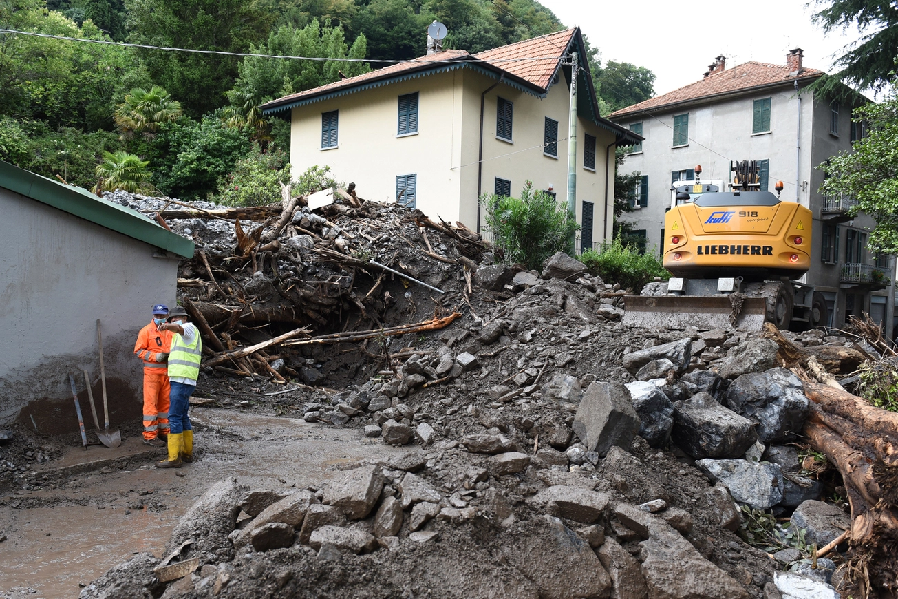 Le conseguenze dell'alluvione