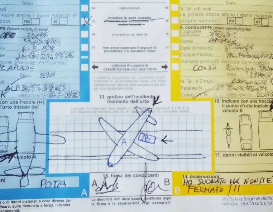 Incidente Orio al Serio, aereo fuori pista: spunta il modulo di constatazione amichevole