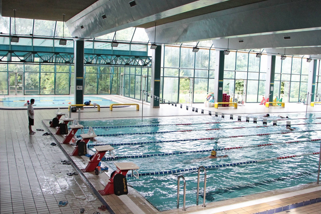 La piscina di via Folperti a Pavia