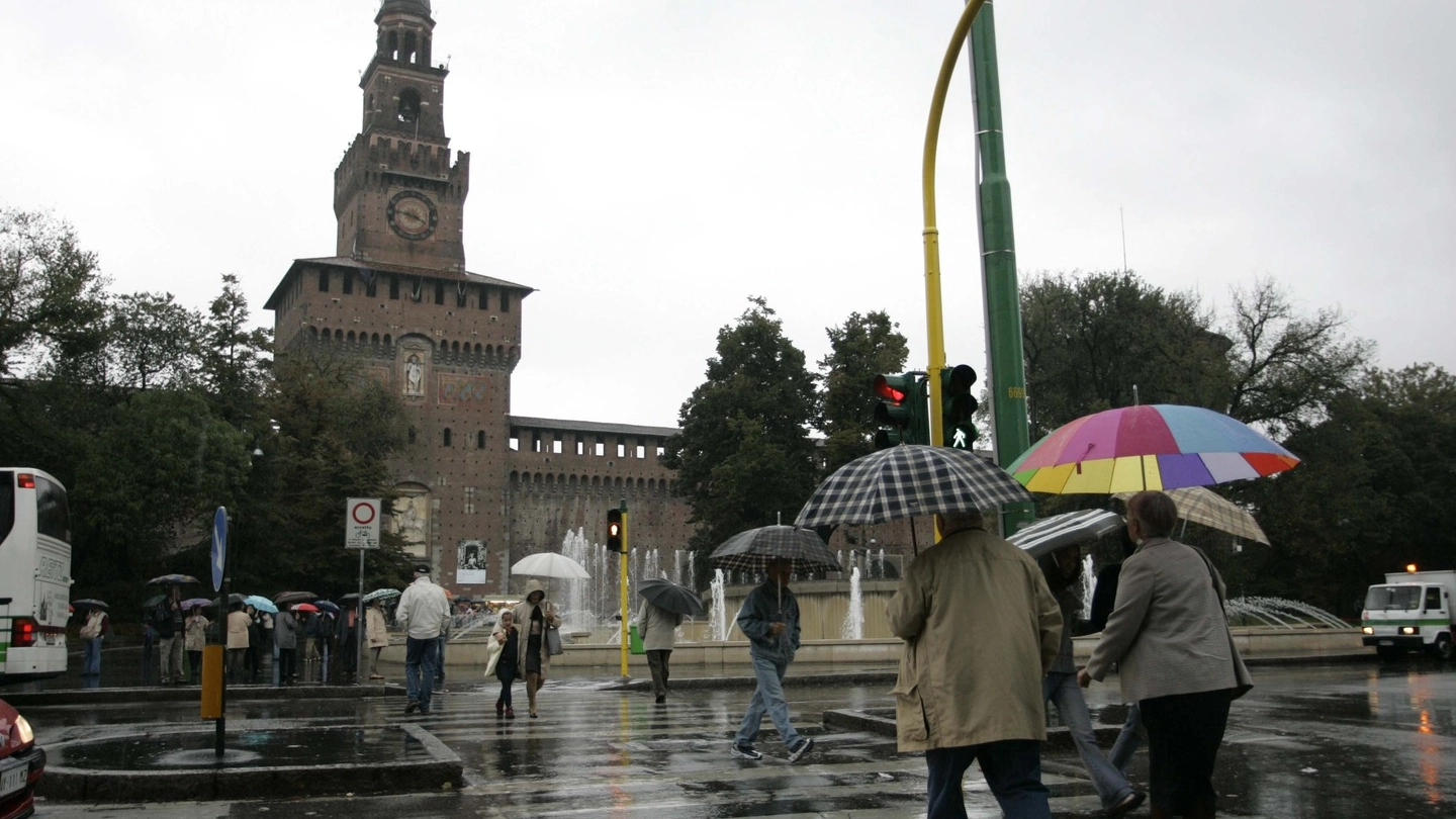 Piazza Castello a Milano