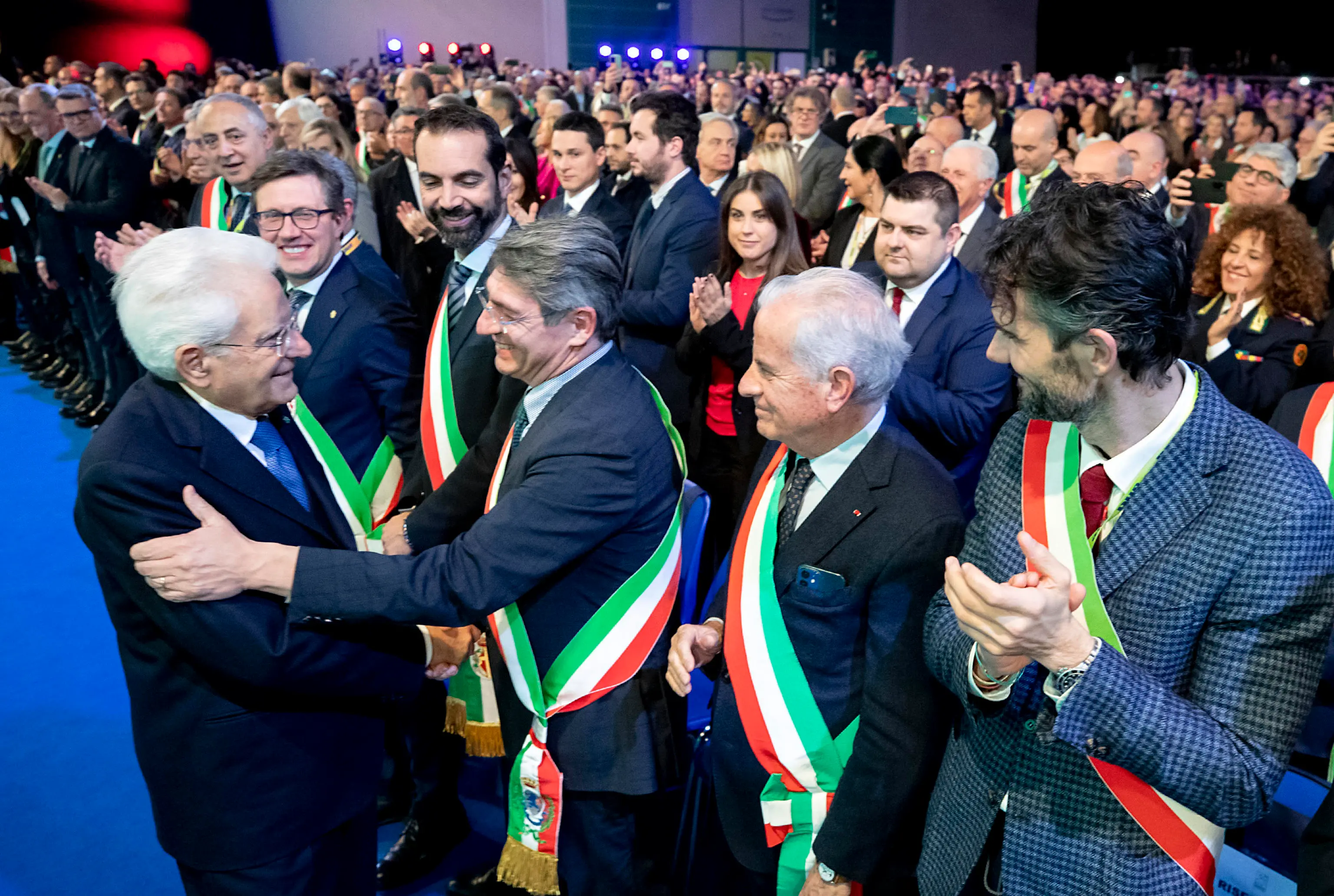 Il presidente Sergio Mattarella a Bergamo: "Da qui monito severo alla responsabilità"