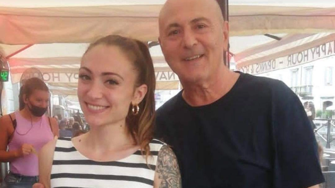 Giulia Tramontano con il padre Franco