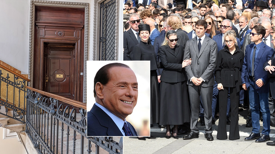 Silvio Berlusconi, i figli e la compagna Marta Fascina in Duomo e lo studio notarile a cui il Cavaliere ha affidato le sue ultime volontà