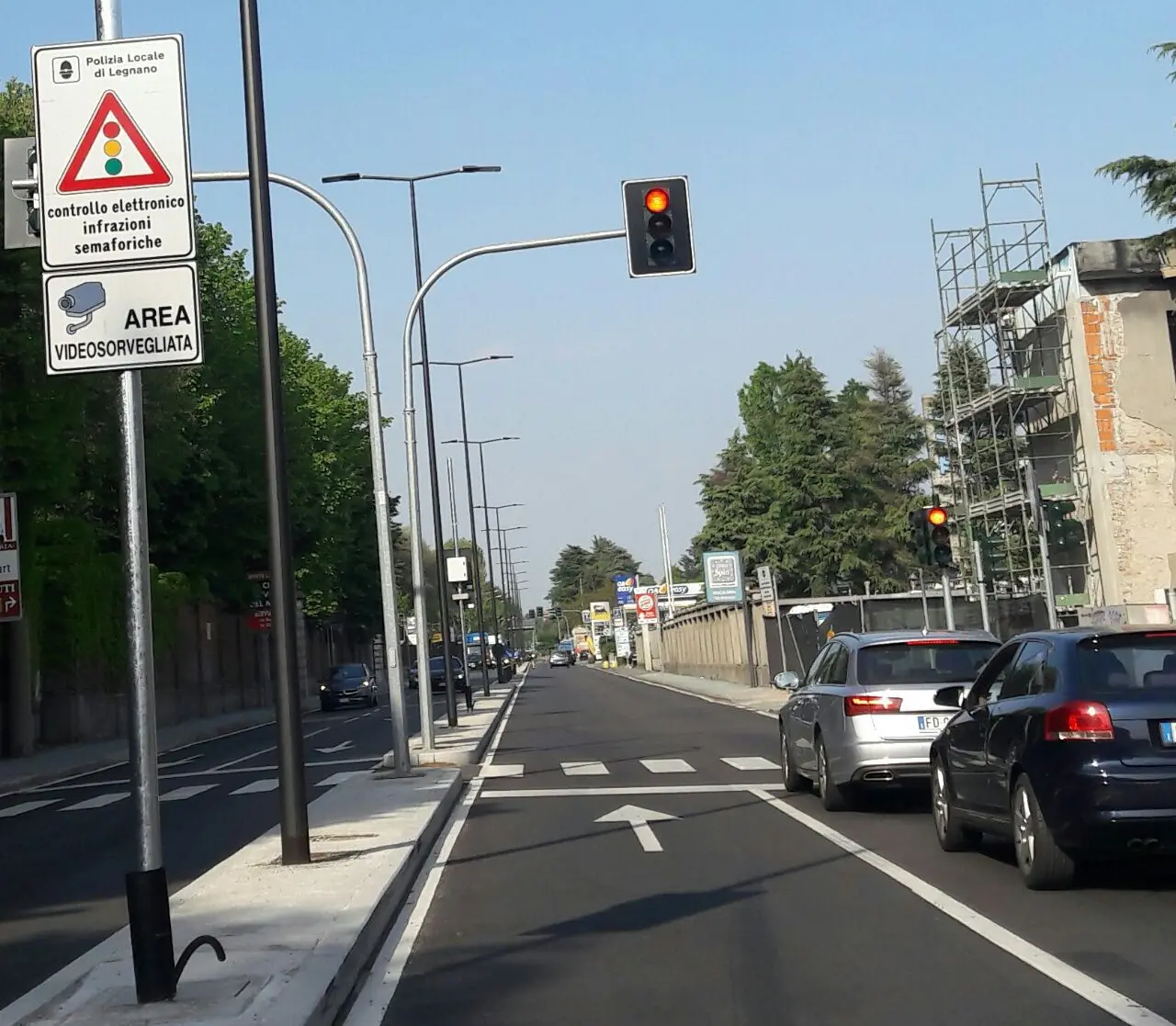 Legnano, spuntano due nuovi photored su viale Cadorna