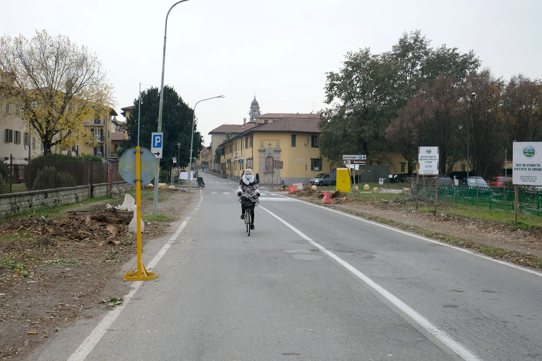 Vimercate, Oreno si mobilita: flash mob per il futuro di via Rota