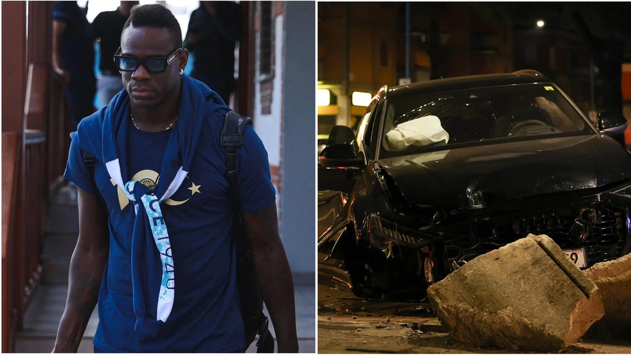 Schianto pauroso per Mario Balotelli: le immagini della sua auto distrutta