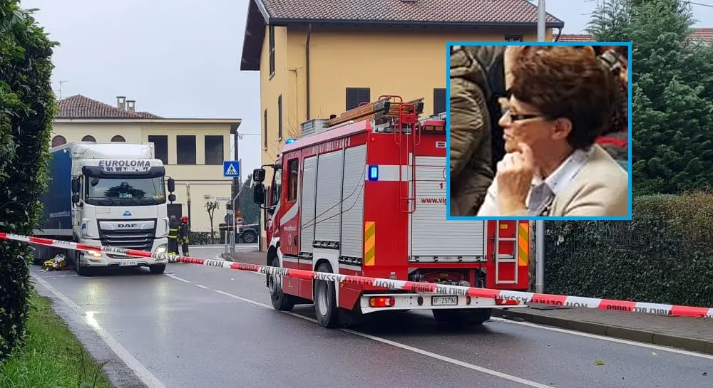 Nonna fa da scudo al nipotino e muore: Carla Viganò travolta da camion a Casatenovo