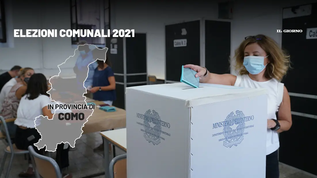 Elezioni comunali 2021 in provincia di Como: risultati e sindaci eletti