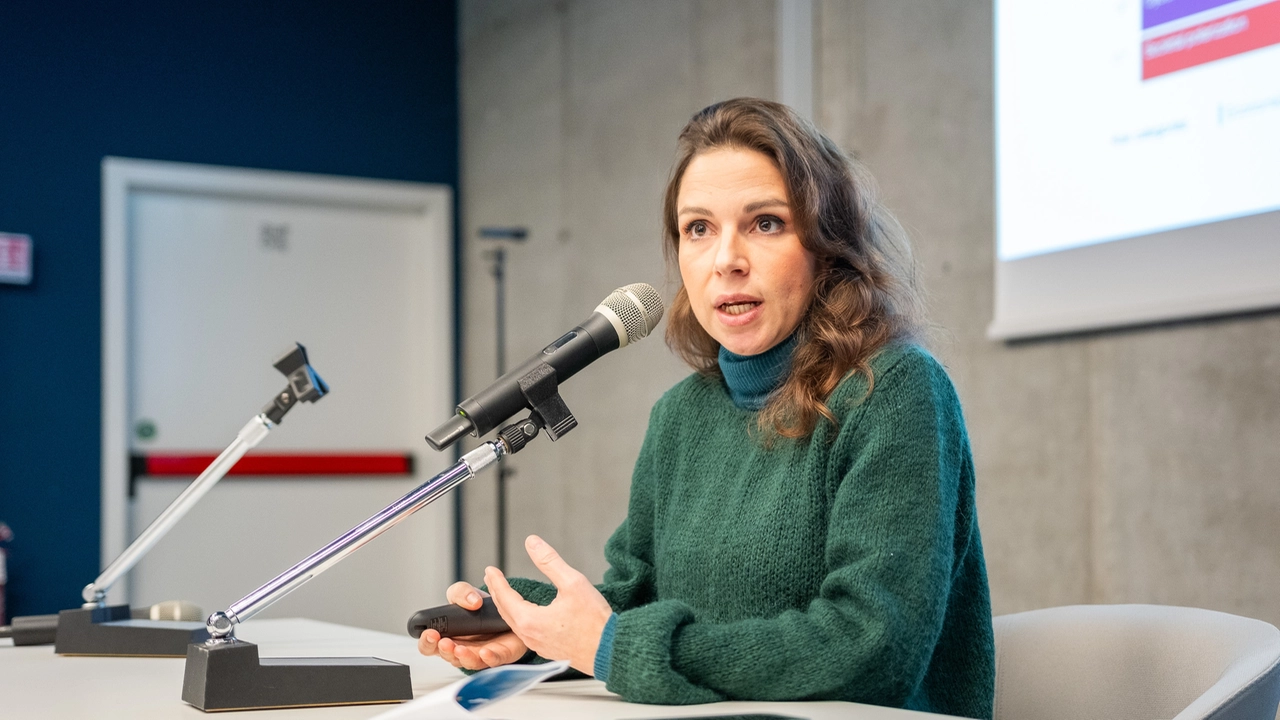 La lezione di Serena Giacomin, presidente dell’Italian Climate Network, alla Sustainability Winter School (Foto Roberto De Riccardis)