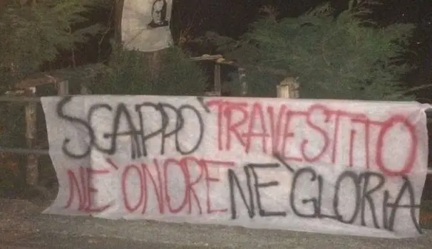 Teglio, Forza Nuova risponde allo striscione della Rete antifascista