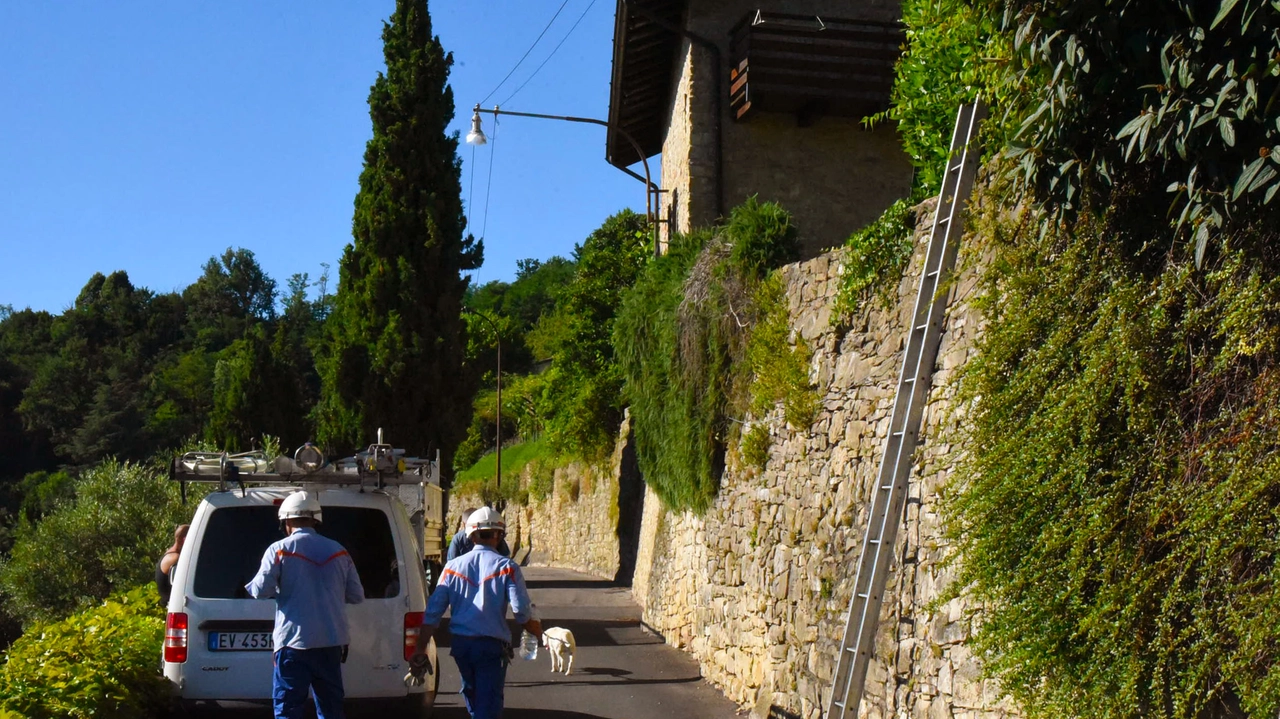 Il luogo della tragedia a Bergamo (De Pascale)